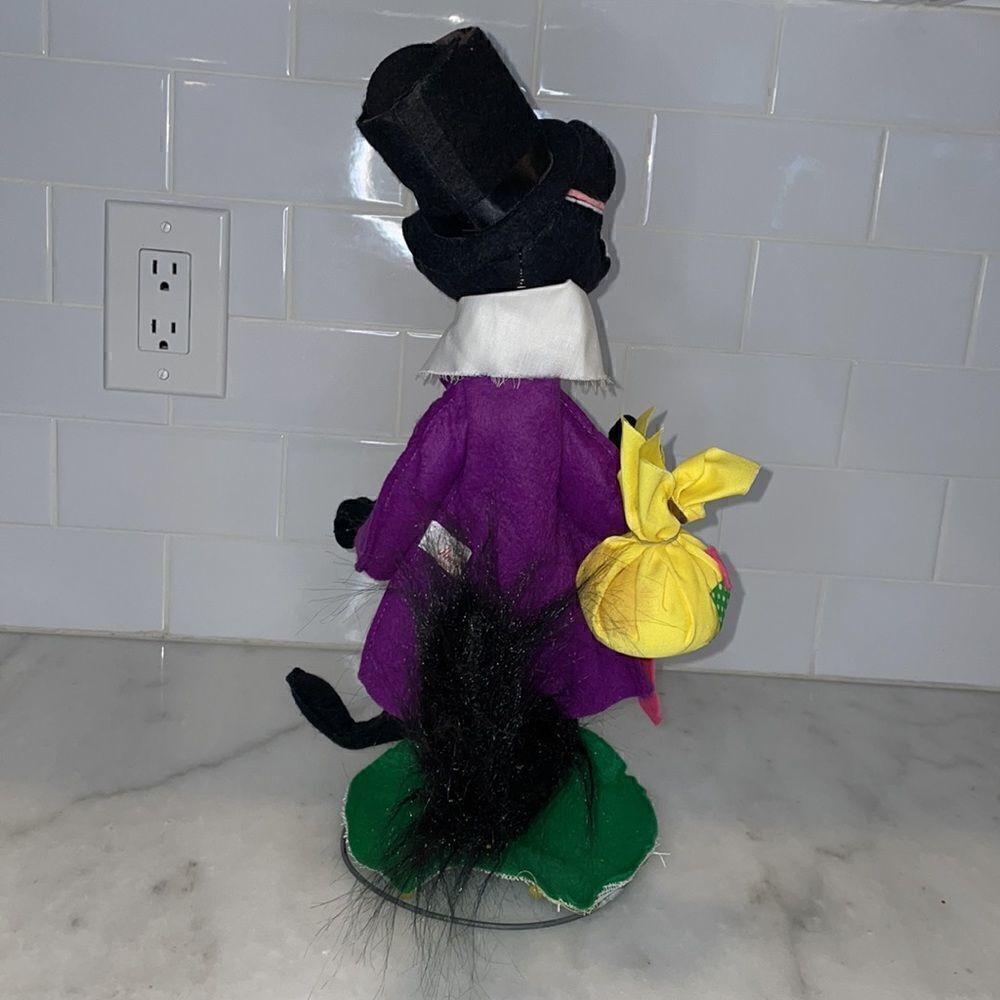 Annalee Doll Vintage Halloween 15" Hobo Cat Doll - Picture 7 of 12
